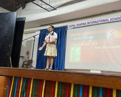 Inter House English Elocution Competition VI to VIII